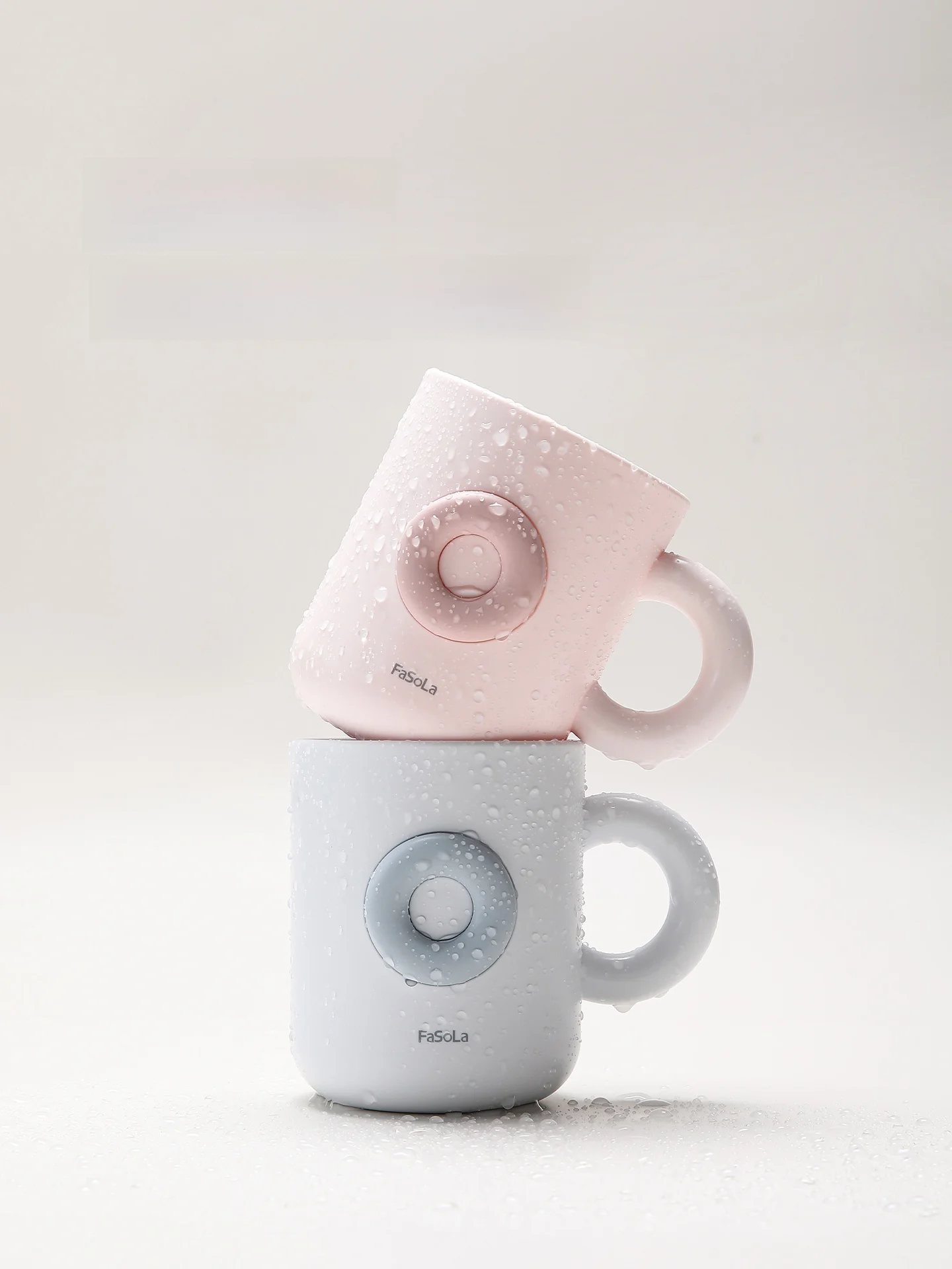 こぼさないコップ Fa So La PS-887-1：小清新デザインの抗菌マウスカップで安全に飲める