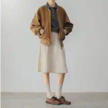 ニットトップス レディース ピーターパンカラー フレンチ風 ヴィンテージ ガーリー ベーシック 着回し「COUDRE」