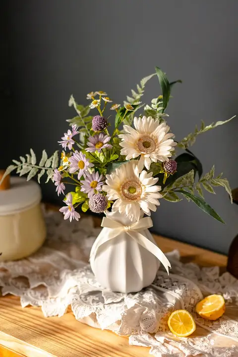 高級感のある造花の花束【インテリア・テーブル装飾用】