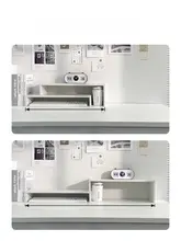 デスクトップ収納ラック コンピュータ オフィス 用 木製 多層 収納 ディスプレイラック