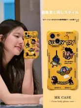 スマホケース マスコット付き 斜め掛け ショルダーストラップ リストストラップ 耐衝撃 シリコン ソフトケース