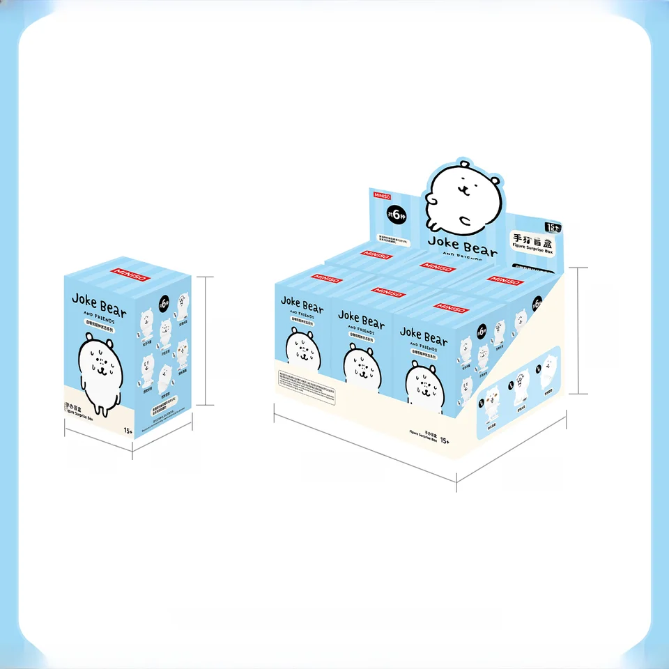 MINISO ジョークベア＆フレンズシリーズ スピリチュアルフィギュア【ブラインドボックスギフト】