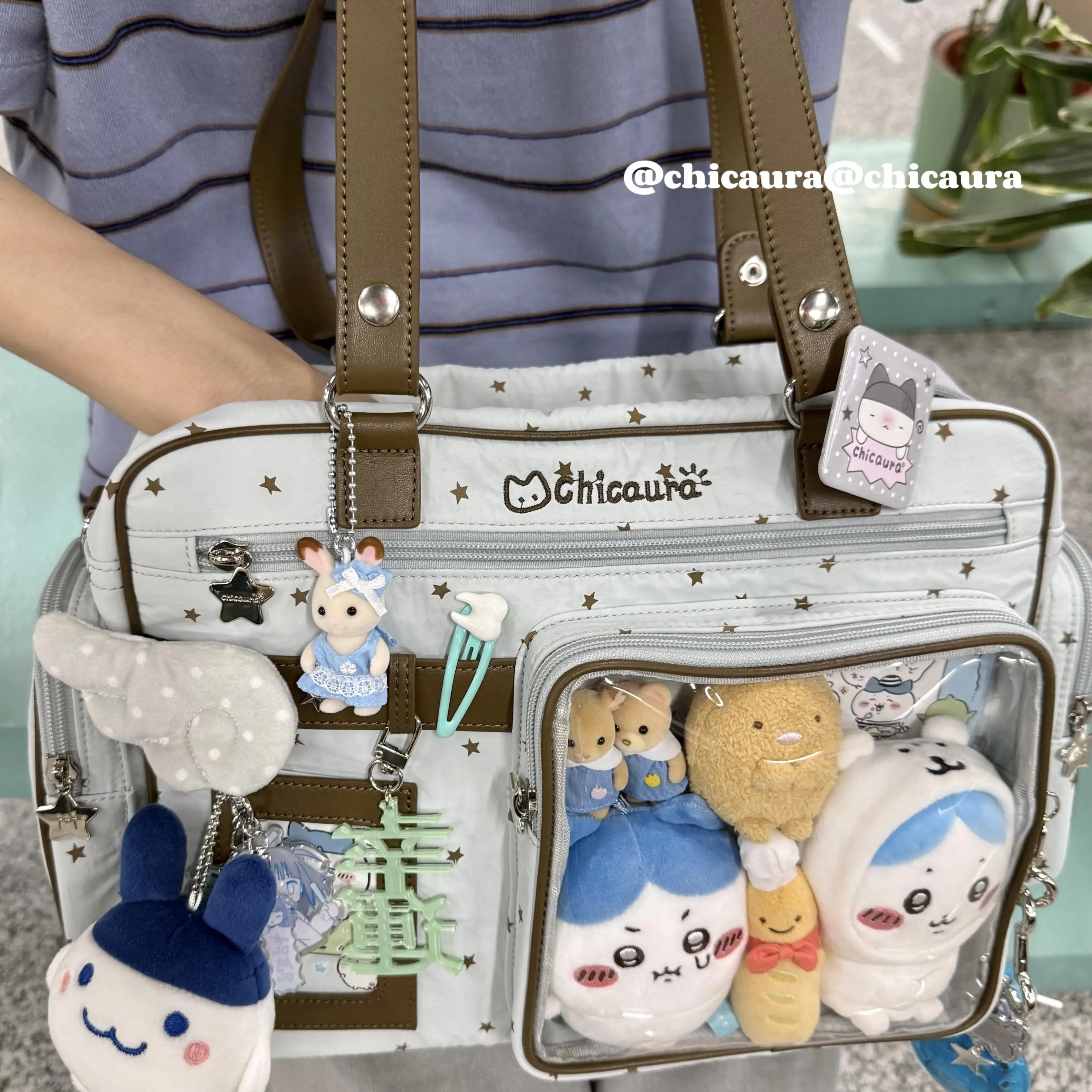 星柄トートバッグ：二次元デザインが特徴の趣味性と実用性を兼ね備えたバッグ