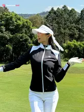 SWAN LOVE GOLF レディース ゴルフ帽子【レース素材・空きトップ・日焼け対策・調整可能・リボン付き】