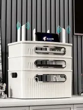 Wi-Fiルーター収納ボックス【テレビボックス・ケーブル整理・コンセント置き】