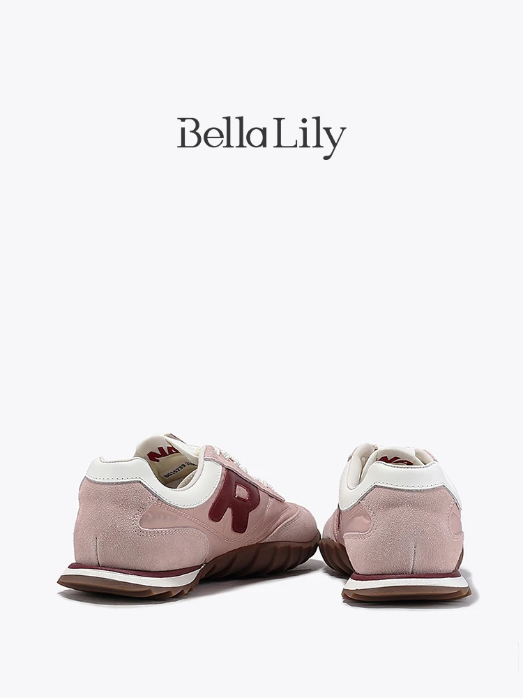 フラットシューズ 歩きやすい ブランド Bella Lily レディース通気性スリムデザイン