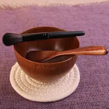 フェイスマスクボウル セット 家庭用 木製 DIY スパツール スクラバ スパチュラ
