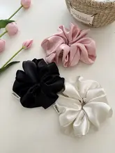 光沢のあるシルクのような素材 大人女性用ヘアゴム【上品・シンプルデザイン・ヘアアクセサリー】