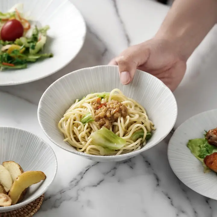 シンプルな青白磁の和風陶器プレート【フルーツ用・美濃焼】