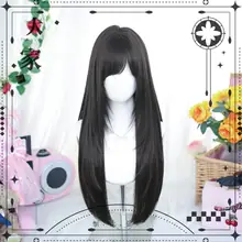 南鸢全頭カバー ロングストレートウィッグ【二次元・日常用・ロリータスタイル】