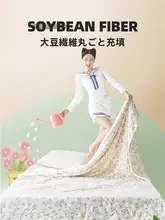 大豆繊維 夏用冷却毛布【洗濯機可・子供用・春秋・エアコン用】