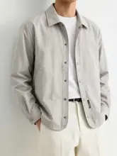 極上の柔らかさ！ミニマルデザインのメンズジャケット【軽やかでビジネスカジュアルに最適】