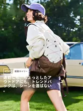 Camel 軽量リュックサック【男女兼用・カジュアル・アウトドア・ハイキング用】