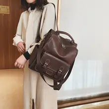 おしゃれなレトロデザインのショルダーバッグ【PUレザー・大学生向け・軽量】