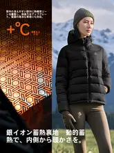pelliot 防風機能付きの短めダウンジャケット【白鹅绒・アウトドア用・男女兼用】