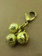 真鍮製 小さな鈴 キーホルダーやアクセサリー用【DIYパーツ・ペンダント・チャーム】