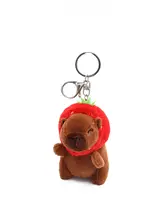 ギフトボックス入り カワウソとイチゴのぬいぐるみ付き バッグチャーム（セットアップ対応）