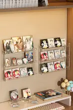 アクリル製ディスプレイスタンド【壁掛け・デスク用・グッズ収納・バッジ専用】
