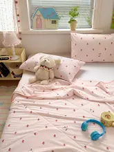 かわいいデザインのひんやり夏用肌掛け布団【洗濯機対応・ふんわりソフト】