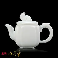 高級白磁製 保温ティーポット【ギフトボックス付き・中式・家庭用】