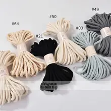 猫抓結用の太めのコットンロープ【約8mm・DIY用・編み針素材】