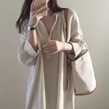 レトロなデザインのサマードレス【ロング丈・シンプルスタイル】