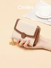 ミニ財布 小銭入れ クラッチバッグ レディース 牛革 コンパクト 秋冬「Cnoles」