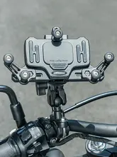 ロックブラザーズ バイク用スマートフォンホルダー【防振・電動バッテリー車・自転車用】