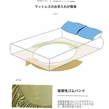 キングサイズ ベッドシーツ【無地・フィットシーツ・枕カバー付き】（セットアップ対応）