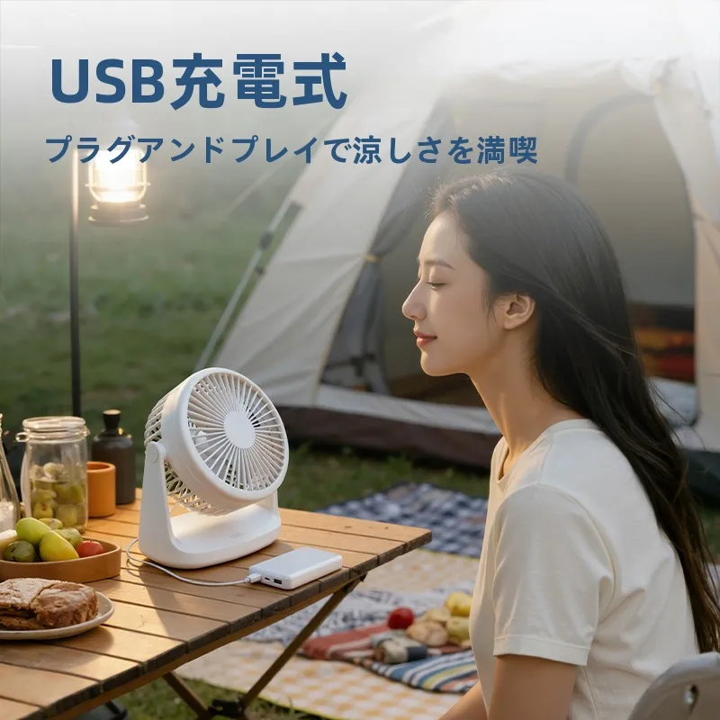 うるさいブーンに悩むあなたに、静かでずっと当たる風が届くミニファンは？