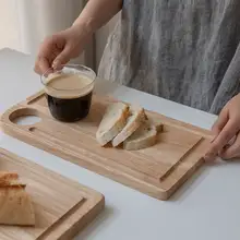 天然木製のカッティングボード【果物・パン用・タイ製】