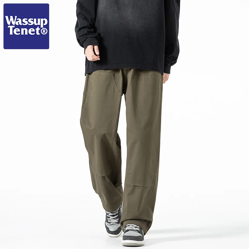 ストリート スナップ メンズはどう選ぶ？WASSUP TENETの春用ストレートカジュアルパンツが解決するリアルな悩み