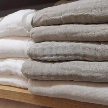 春夏用三層ガーゼ薄手毛布【シンプルデザイン・水洗い可・柔らかい】
