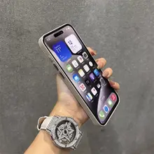 リス柄デザインのiPhoneケース【全包・衝撃吸収・薄型・男女兼用】（セットアップ対応）