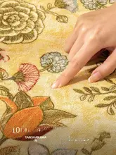 手描きのアメリカンスタイル高級カーペット【防水・リビングと寝室用】