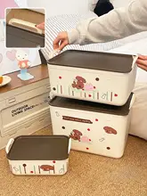 大容量プラスチック収納ボックス【家庭用・お菓子・衣類・玩具・書籍整理に最適】