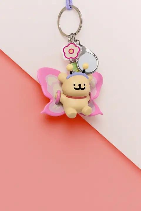 キーホルダー ストラップ マスコット 犬キャラクター かわいい カップル用 誕生日プレゼント ギフト
