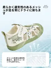 ベビーサンダル キッズ ボーイズ ガールズ ファーストシューズ つま先ガード 通気性 夏 ビーチ