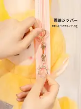 透明なラウンド収納ボックス【おもちゃ収納・ジッパー付き・子供用・ぬいぐるみ整理用】