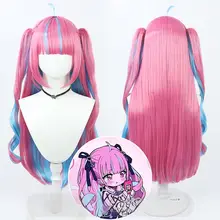 コスプレ用ツインテールウィッグ【リアルな地肌感・全体分け】