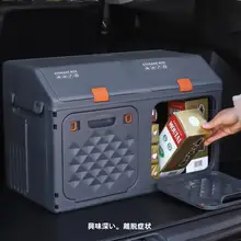 アウトドア用 折りたたみプラスチック収納ボックス【大型・サイドオープン・カーシュート対応】