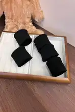 極上の柔らかさを実現！無縫製ヘアゴム【幅広・高い弾力性・高いポニーテール用】