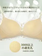 フレンチスタイルのレースブレレットブラ【ワイヤレス・快適な通気性・バストサポート】