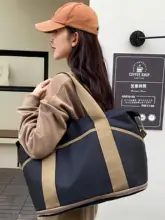 大容量旅行用バッグ【女性用・キャリーケースにセット可能・短距離出張・拡張可能】