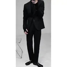 スラックス メンズ ドレスパンツ ビジネスカジュアル きれいめ 上品 ストリート オフィス