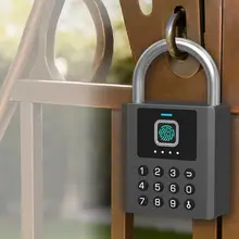 屋外用防水スマート指紋ロック【リモコン操作・防盗・電子鍵】