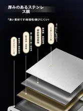 キッチン用ステンレス棚【収納スペース確保・水切り専用・多段式】