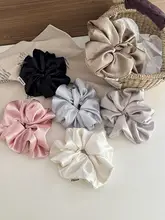 光沢のあるシルクのような素材 大人女性用ヘアゴム【上品・シンプルデザイン・ヘアアクセサリー】