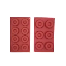 シリコン製ミニドーナツ型【大小2種・カジュアルベーカリー用品】