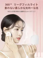 携帯用 LED 化粧鏡【ライト付き・拡大・折りたたみ式・両面・小型】